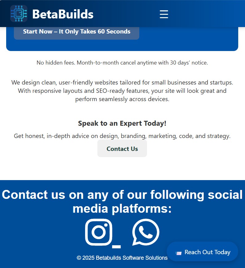 Betabuilds Website Screenshot 1