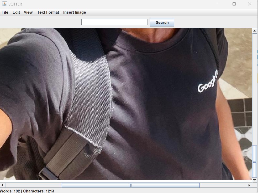 Java Notepad Screenshot 2